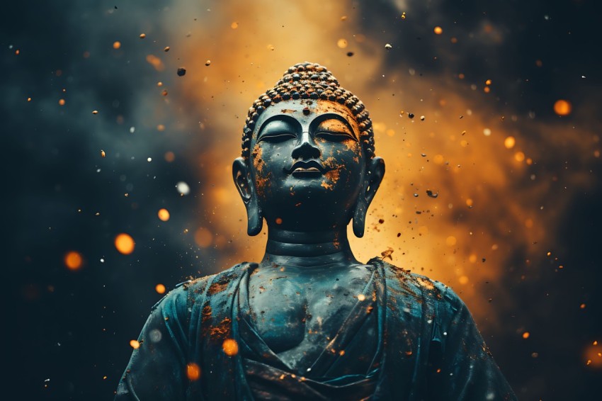 Gautam Lord Buddha Aesthetic Meditating (892)