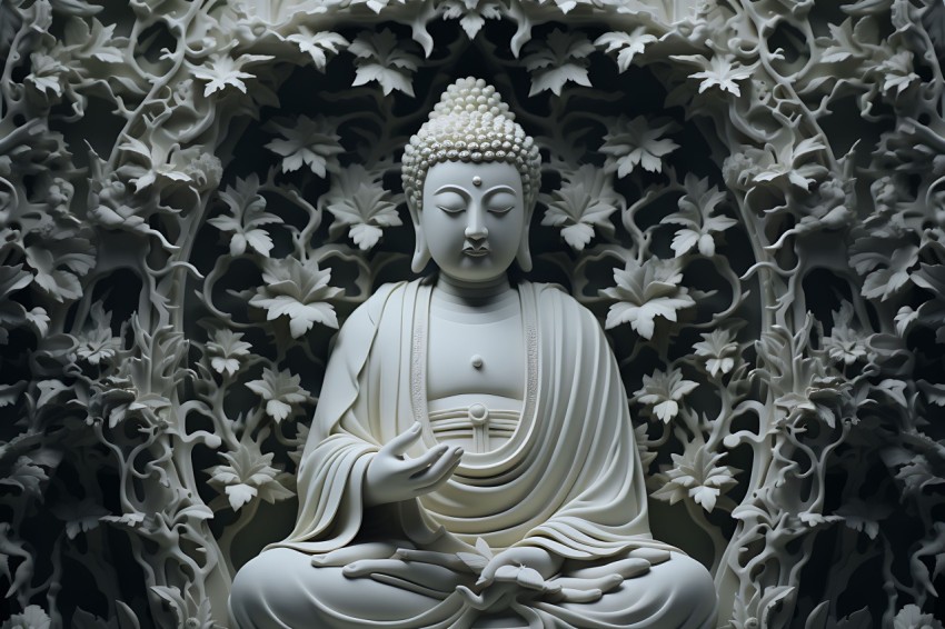Gautam Lord Buddha Aesthetic Meditating (899)