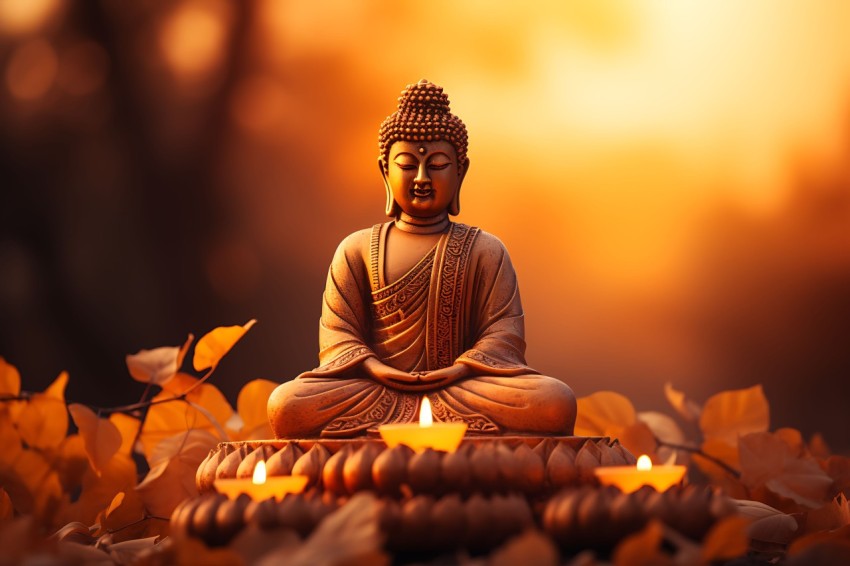 Gautam Lord Buddha Aesthetic Meditating (882)