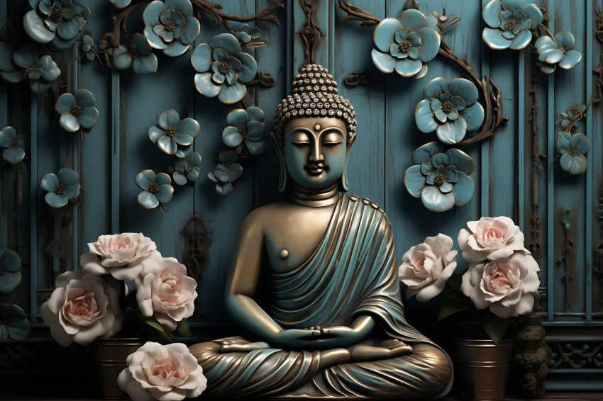 Gautam Lord Buddha Aesthetic Meditating (848)