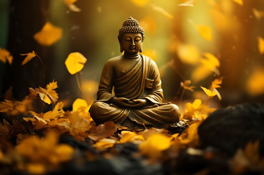 Gautam Lord Buddha Aesthetic Meditating (932)