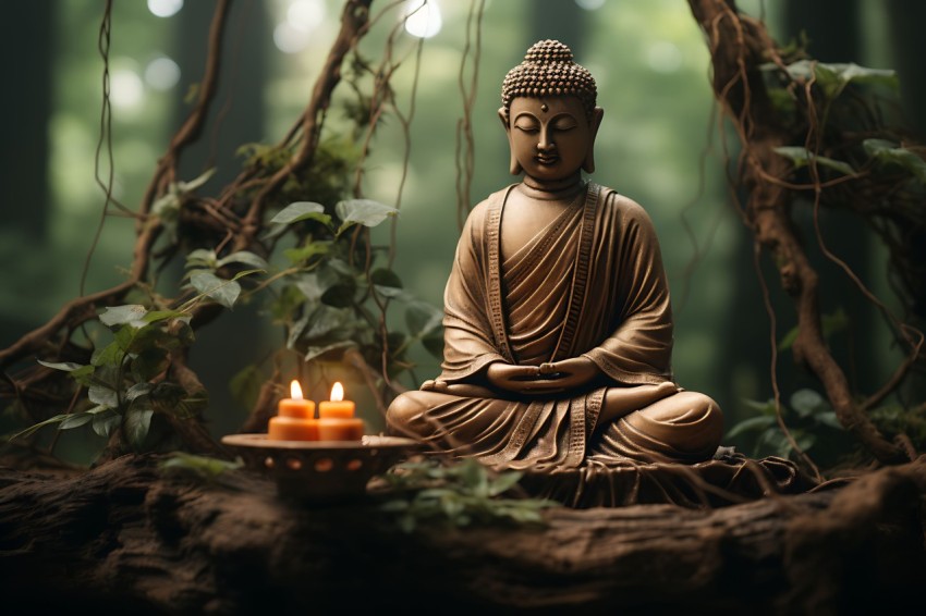 Gautam Lord Buddha Aesthetic Meditating (981)
