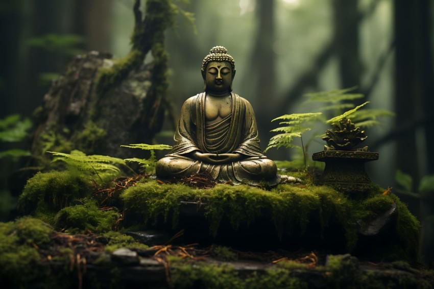Gautam Lord Buddha Aesthetic Meditating (950)