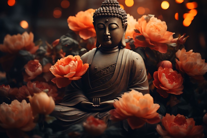 Gautam Lord Buddha Aesthetic Meditating (920)