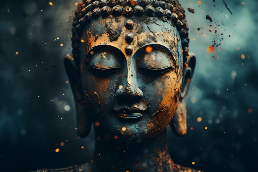 Gautam Lord Buddha Aesthetic Meditating (939)