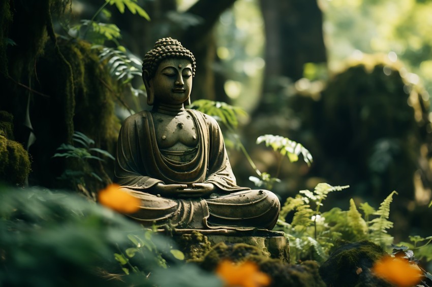 Gautam Lord Buddha Aesthetic Meditating (999)
