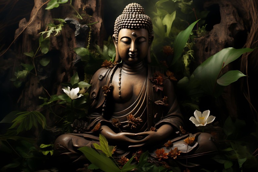 Gautam Lord Buddha Aesthetic Meditating (910)