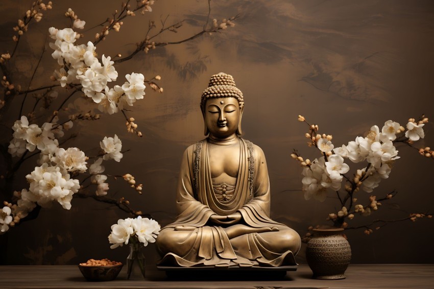 Gautam Lord Buddha Aesthetic Meditating (961)