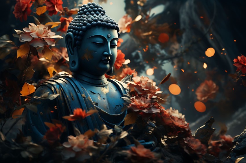 Gautam Lord Buddha Aesthetic Meditating (903)