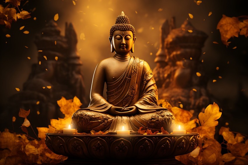 Gautam Lord Buddha Aesthetic Meditating (922)