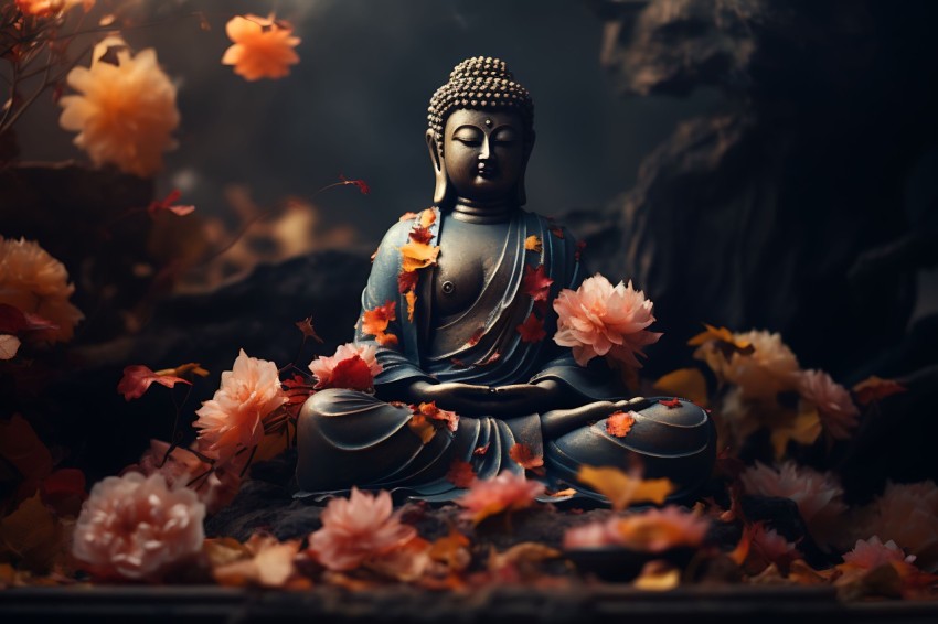 Gautam Lord Buddha Aesthetic Meditating (1006)