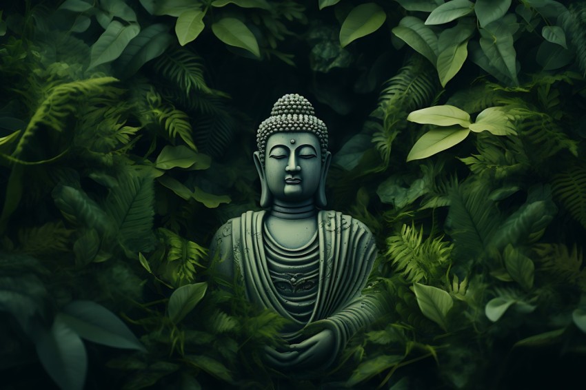 Gautam Lord Buddha Aesthetic Meditating (1080)