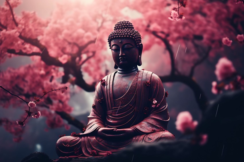 Gautam Lord Buddha Aesthetic Meditating (1136)