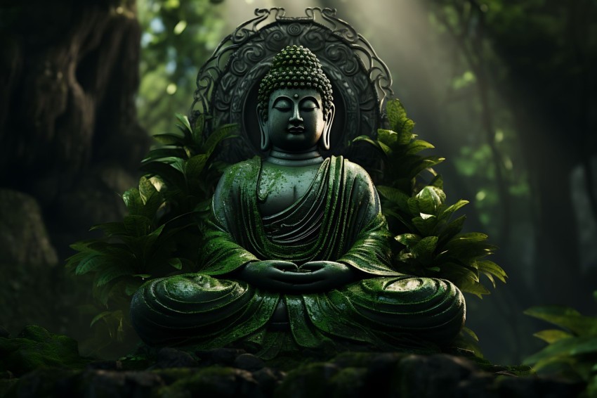 Gautam Lord Buddha Aesthetic Meditating (1142)