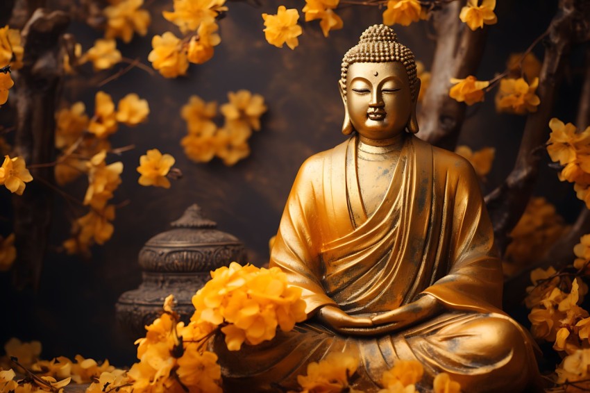 Gautam Lord Buddha Aesthetic Meditating (1189)
