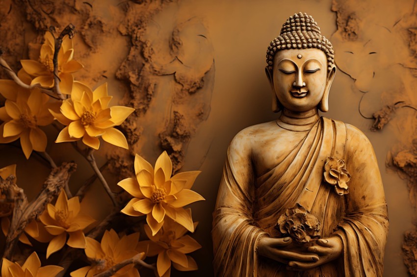 Gautam Lord Buddha Aesthetic Meditating (1186)