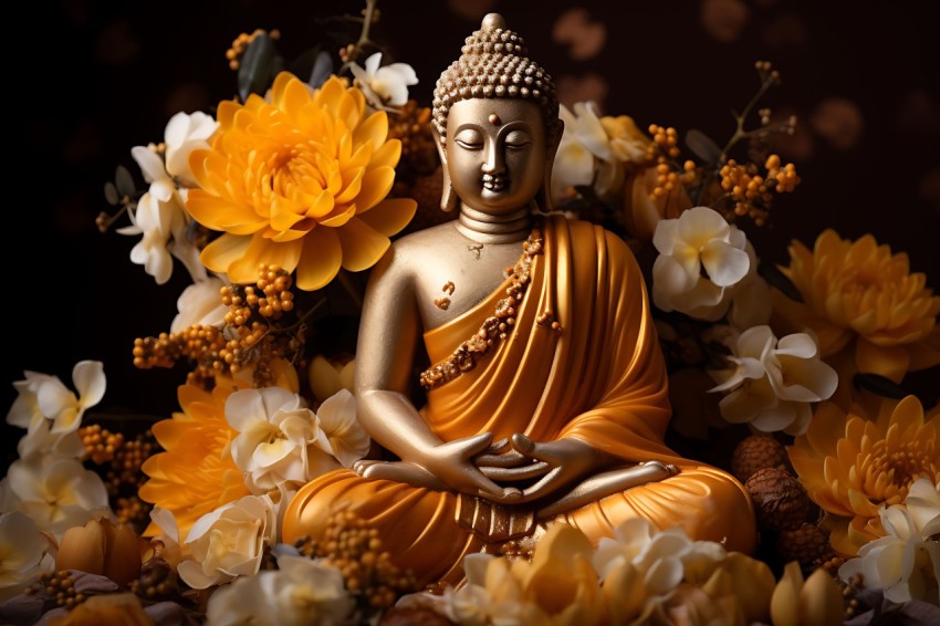 Gautam Lord Buddha Aesthetic Meditating (1276)