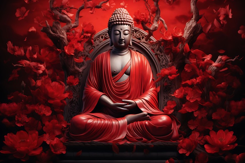 Gautam Lord Buddha Aesthetic Meditating (1235)