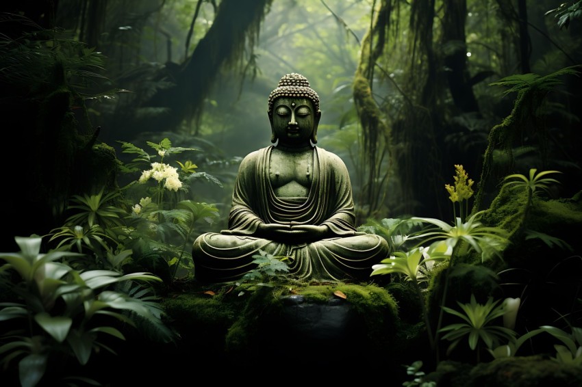 Gautam Lord Buddha Aesthetic Meditating (1270)