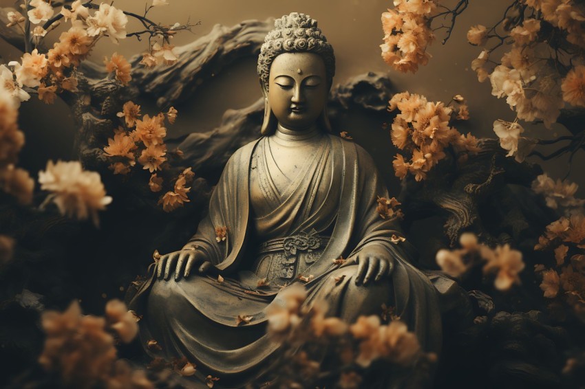 Gautam Lord Buddha Aesthetic Meditating (1232)