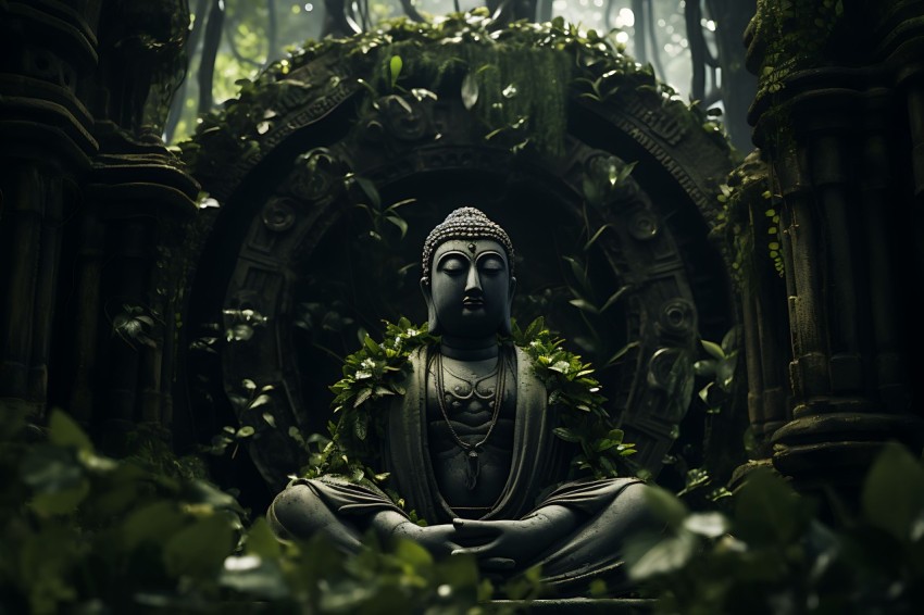 Gautam Lord Buddha Aesthetic Meditating (1330)