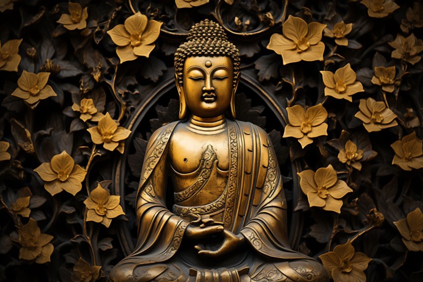 Gautam Lord Buddha Aesthetic Meditating (1353)