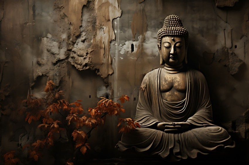 Gautam Lord Buddha Aesthetic Meditating (1360)