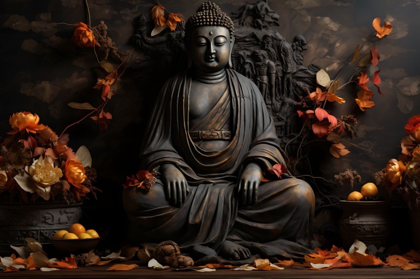 Gautam Lord Buddha Aesthetic Meditating (1305)
