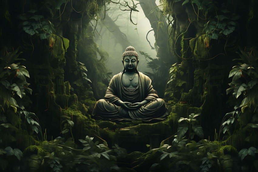 Gautam Lord Buddha Aesthetic Meditating (1403)