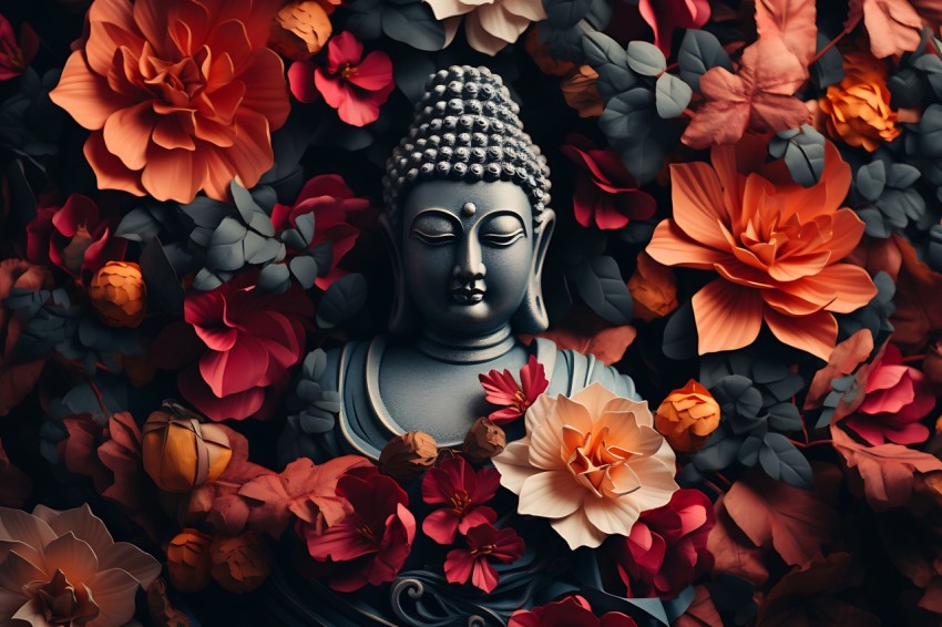 Gautam Lord Buddha Aesthetic Meditating (1407)