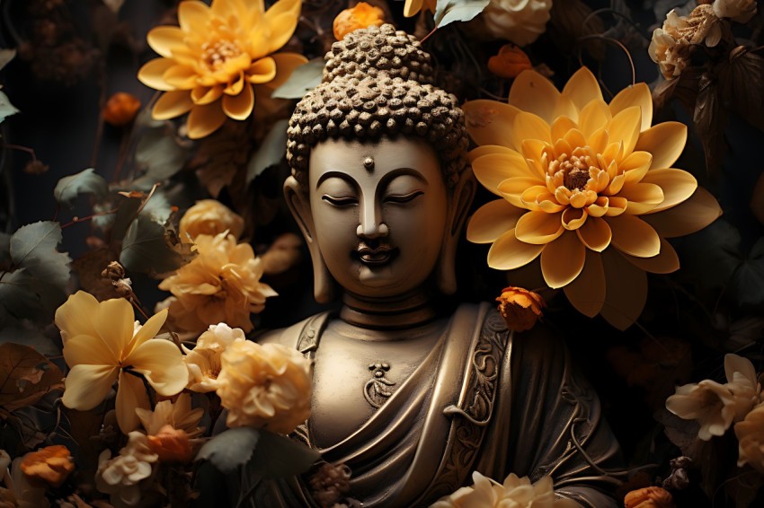 Gautam Lord Buddha Aesthetic Meditating (1418)