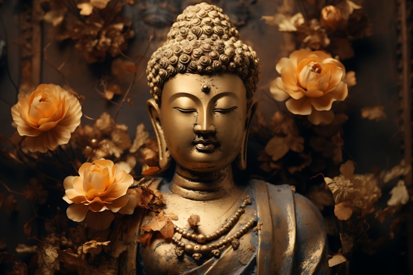 Gautam Lord Buddha Aesthetic Meditating (1582)