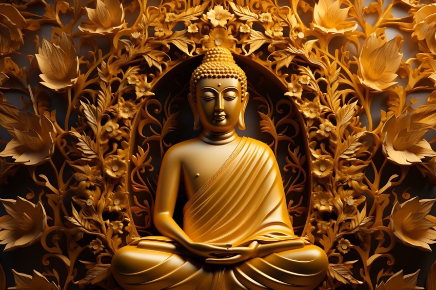 Gautam Lord Buddha Aesthetic Meditating (1599)