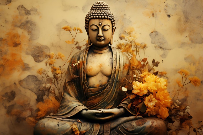 Gautam Lord Buddha Aesthetic Meditating (1611)