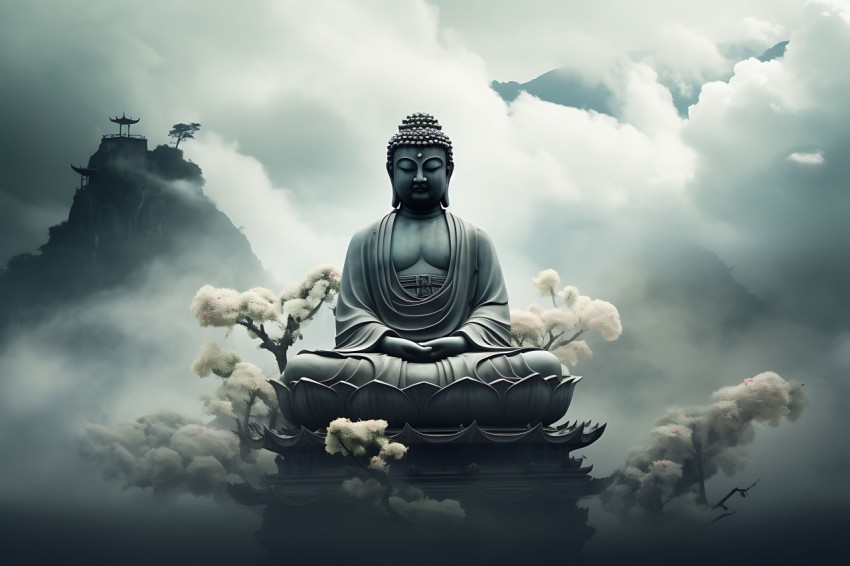 Gautam Lord Buddha Aesthetic Meditating (1788)
