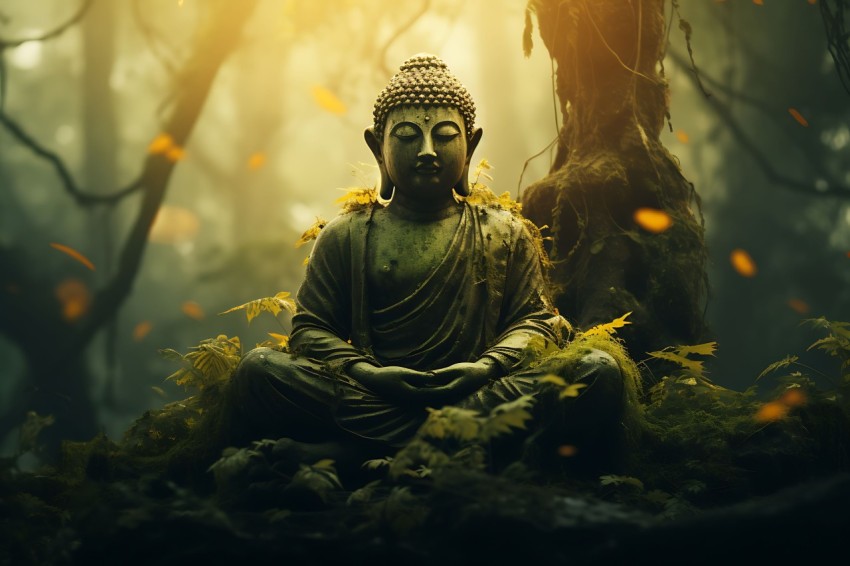 Gautam Lord Buddha Aesthetic Meditating (1721)