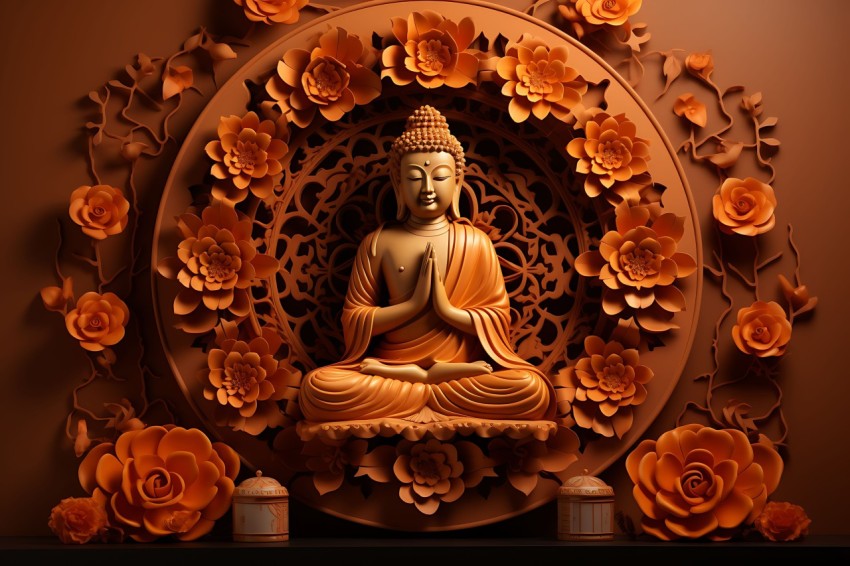 Gautam Lord Buddha Aesthetic Meditating (1726)