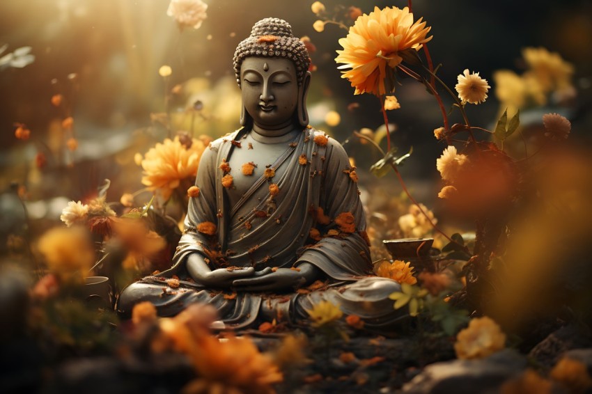 Gautam Lord Buddha Aesthetic Meditating (1942)