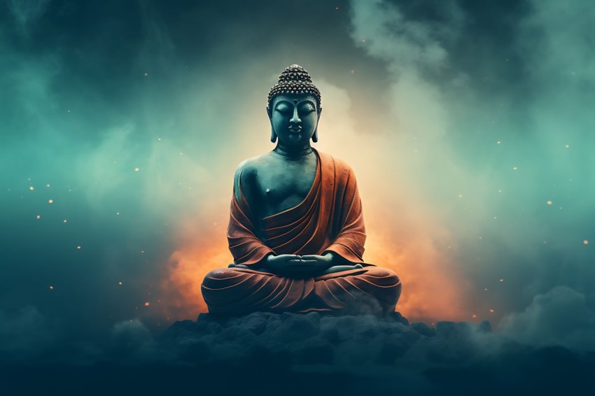 Gautam Lord Buddha Aesthetic Meditating (2022)