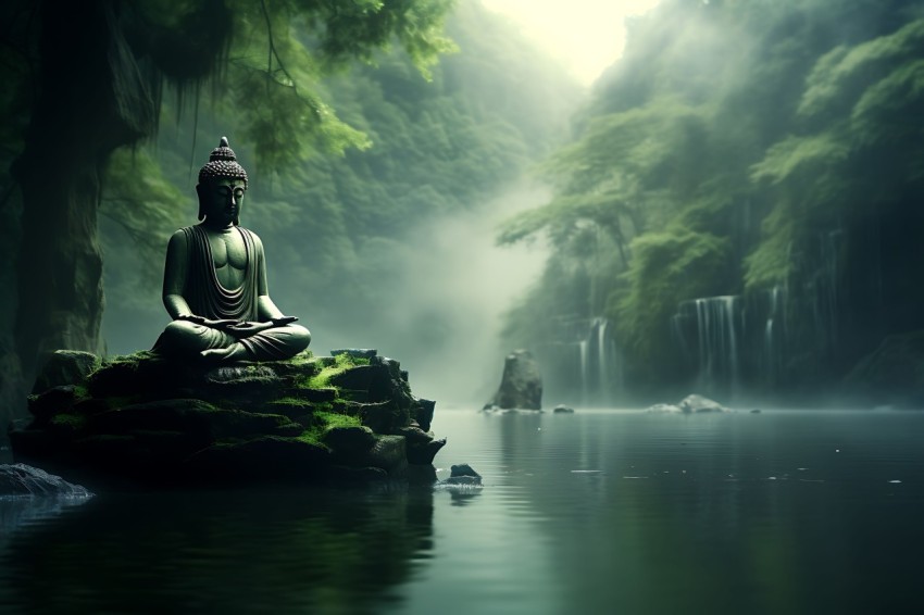 Gautam Lord Buddha Aesthetic Meditating (2018)