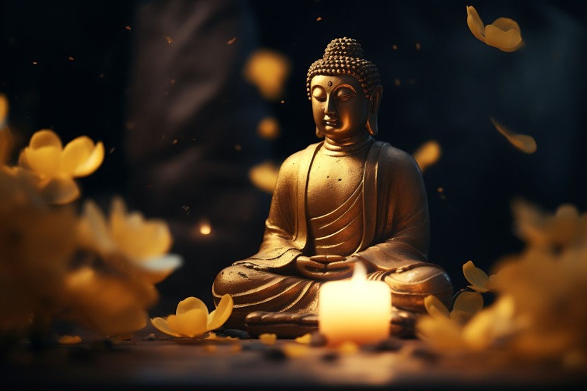 Gautam Lord Buddha Aesthetic Meditating (2081)