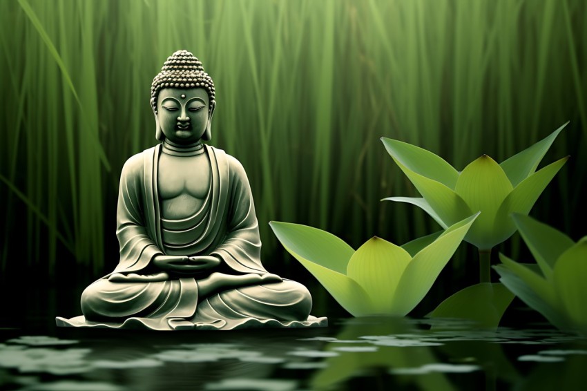 Gautam Lord Buddha Aesthetic Meditating (2024)