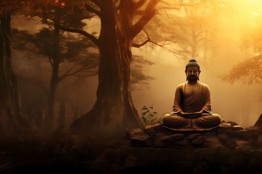Gautam Lord Buddha Aesthetic Meditating (2056)
