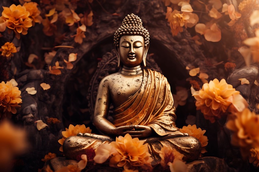 Gautam Lord Buddha Aesthetic Meditating (2027)