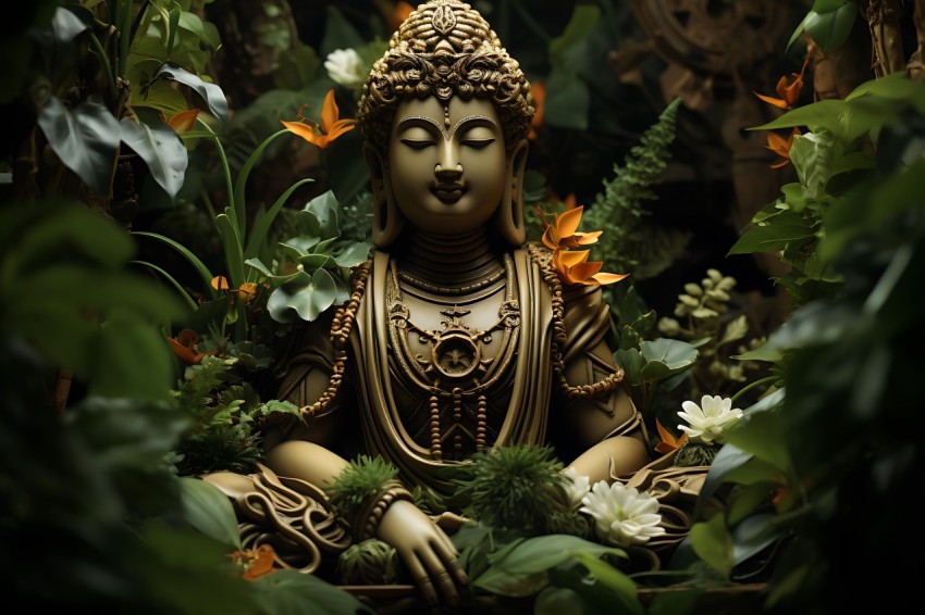 Gautam Lord Buddha Aesthetic Meditating (2011)