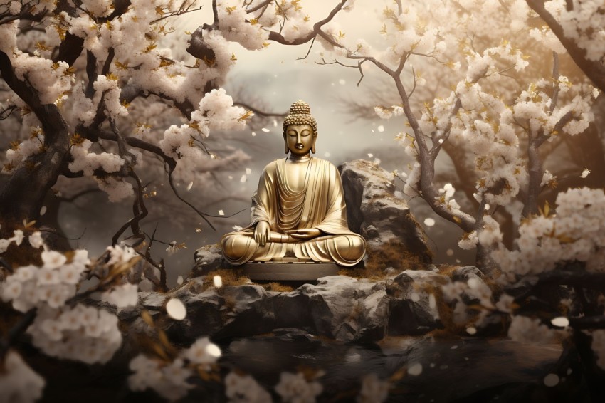 Gautam Lord Buddha Aesthetic Meditating (2059)