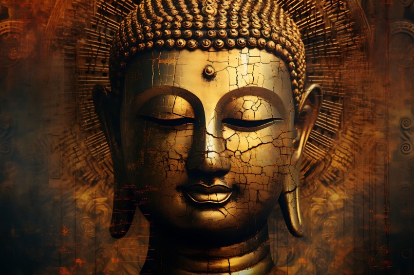 Gautam Lord Buddha Aesthetic Meditating (2068)