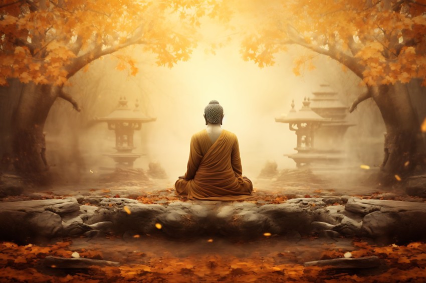 Gautam Lord Buddha Aesthetic Meditating (2046)