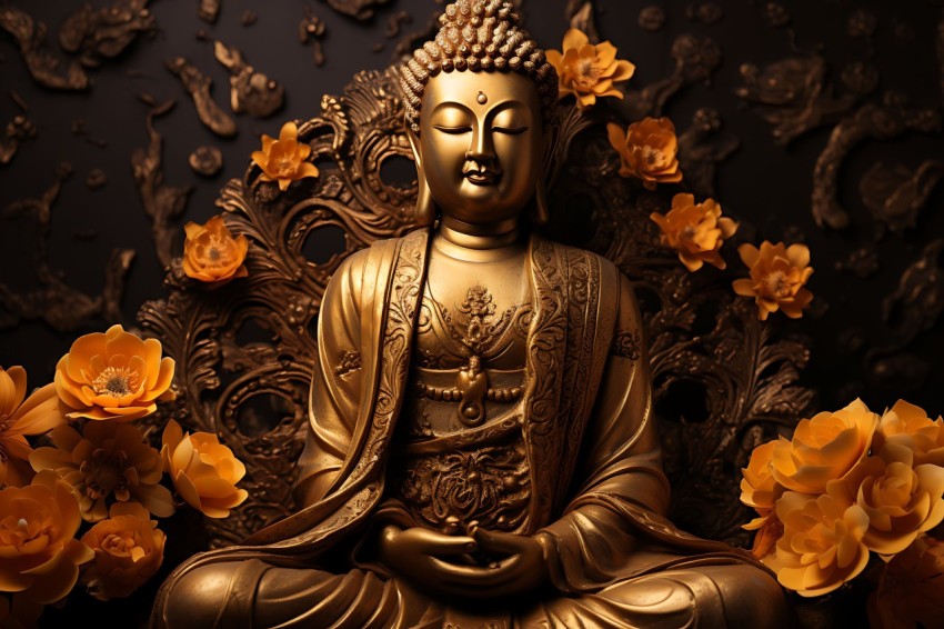 Gautam Lord Buddha Aesthetic Meditating (2008)