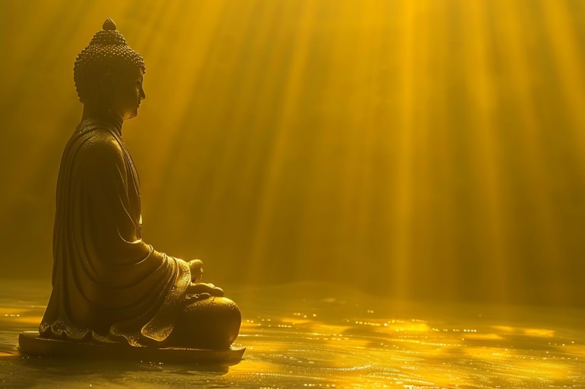 Gautam Lord Buddha Aesthetic Meditating (2135)
